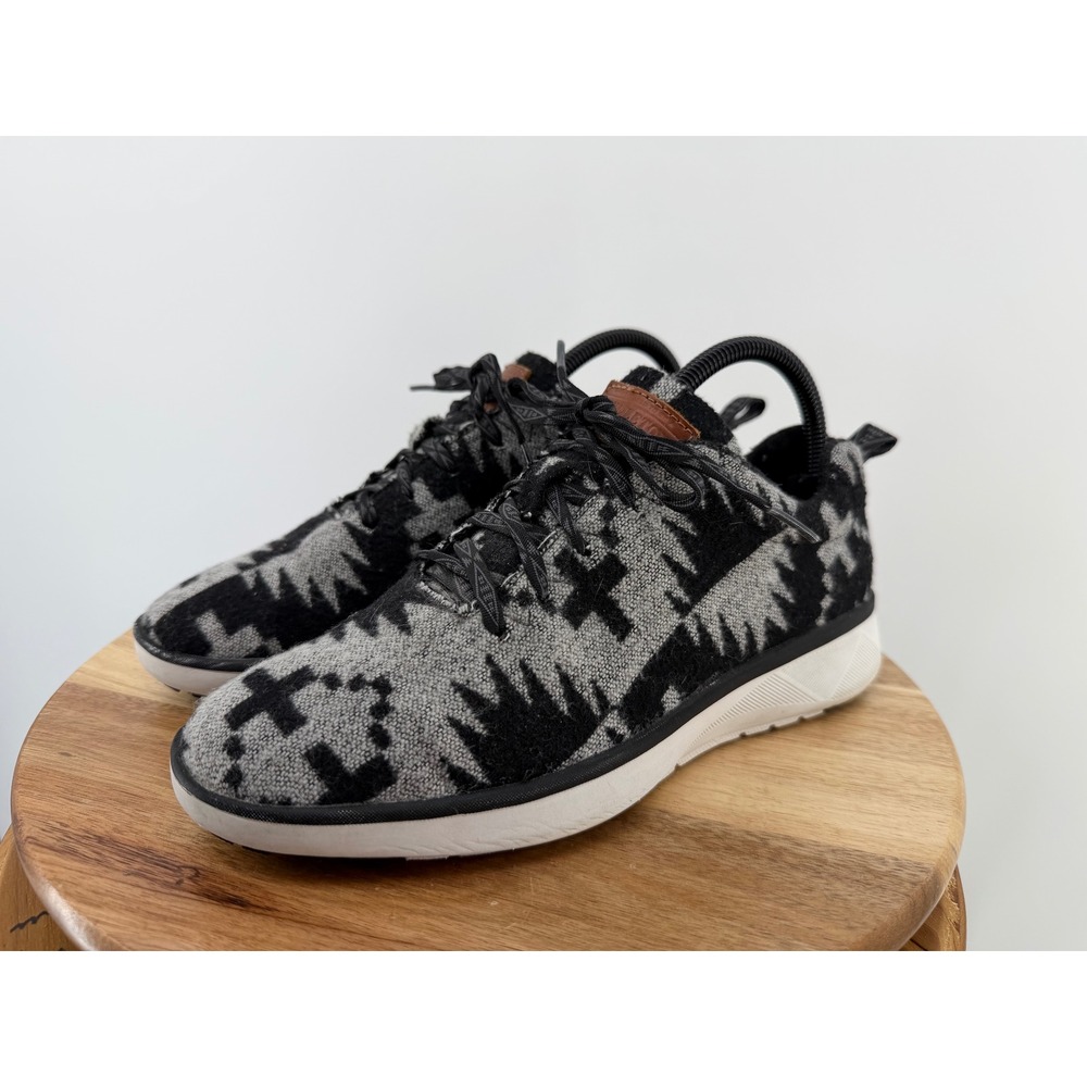 Pendleton Womens Spider Rock Aztec Wool Blend Sneakers Geometric US 7.5 Lace Up
